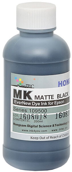Чернила серии 109500 - Matte Black (чёрный) 200 мл