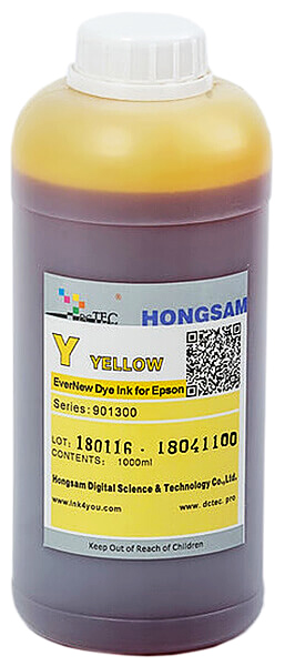 Чернила серии 901300 - Yellow (жёлтый) 1000 мл