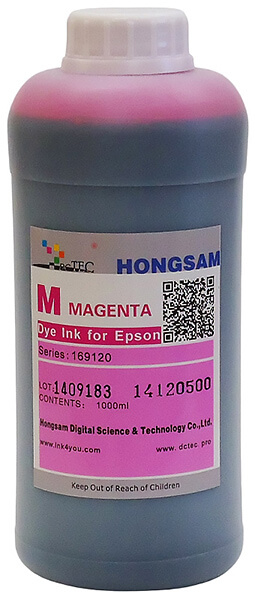Чернила серии 169120 - Magenta (пурпурный) 1000 мл