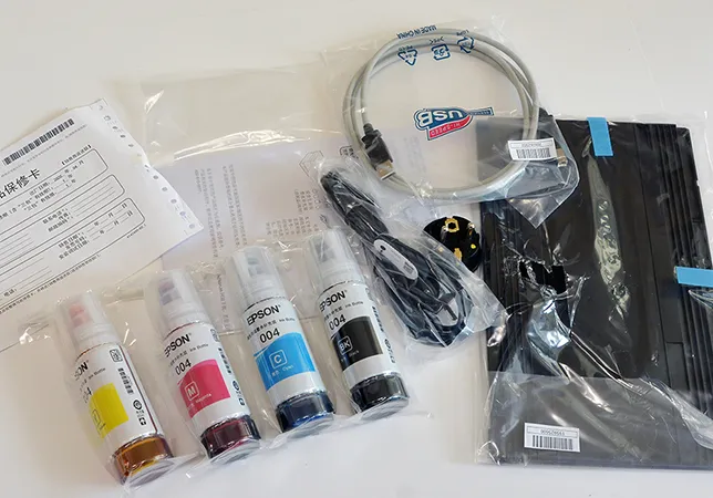 Комплект поставки МФУ Epson l3367