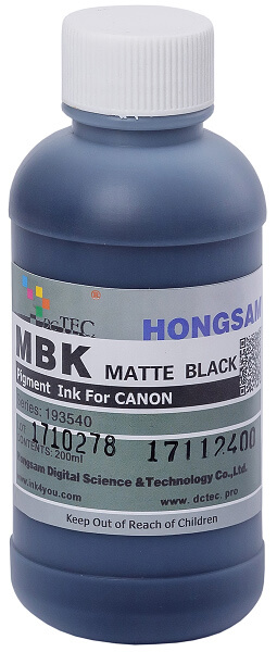 Чернила для Canon iPF825  5 шт х 200 мл с быстросохнущим черным пигментом