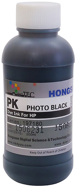 Чернила для HP с черным пигментом 6 шт х 200 мл