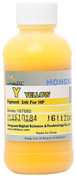 Чернила желтые для HP DesingJet Z6, 200 мл