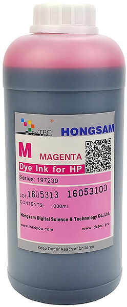 Чернила серии 197230 - Magenta (пурпурный) 1000 мл