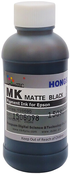 Чернила серии 198690 - Matte Black (матовый черный) 200 мл