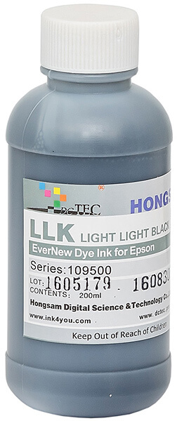 Чернила серии 109500 - Light Light Black (светло-серый) 200 мл