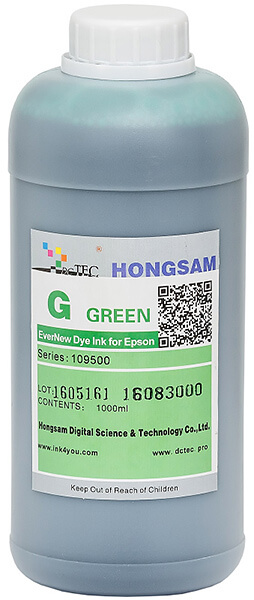 Чернила серии 109500 - Green (зеленый) 1000 мл 