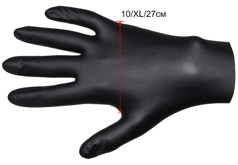 Перчатки нитриловые одноразовые Jeta Safety JSN7 (пара) - размер XL