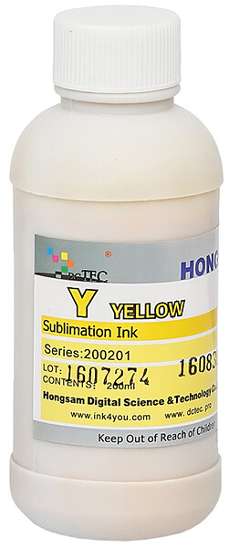 Чернила серии 200201 - Yellow (жёлтый) 200 мл