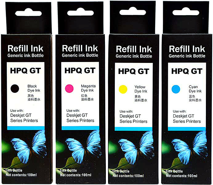 Набор чернил Imatec для HP DeskJet 3050 из 4 цветов по 100 мл