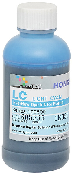 Чернила серии 109500 - Light Cyan (светло-голубой) 200 мл