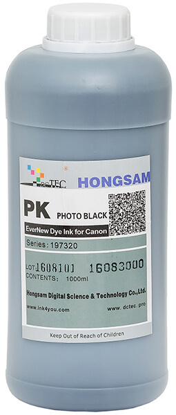 Чернила Canon 5 шт х 1000 мл с быстросохнущим черным пигментом
