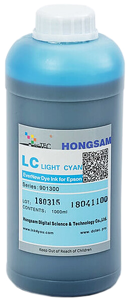Чернила серии 901300 - Light Cyan (светло-голубой) 1000 мл
