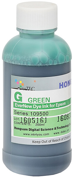 Чернила серии 109500 - Green (зеленый) 200 мл