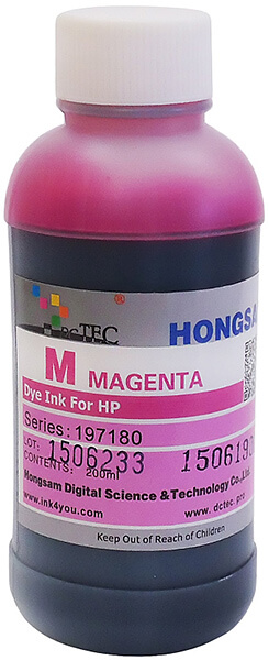 Чернила серии 197180 - Magenta (пурпурный) 200 мл