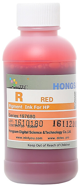 Чернила красные для HP DesingJet Z6, 200 мл